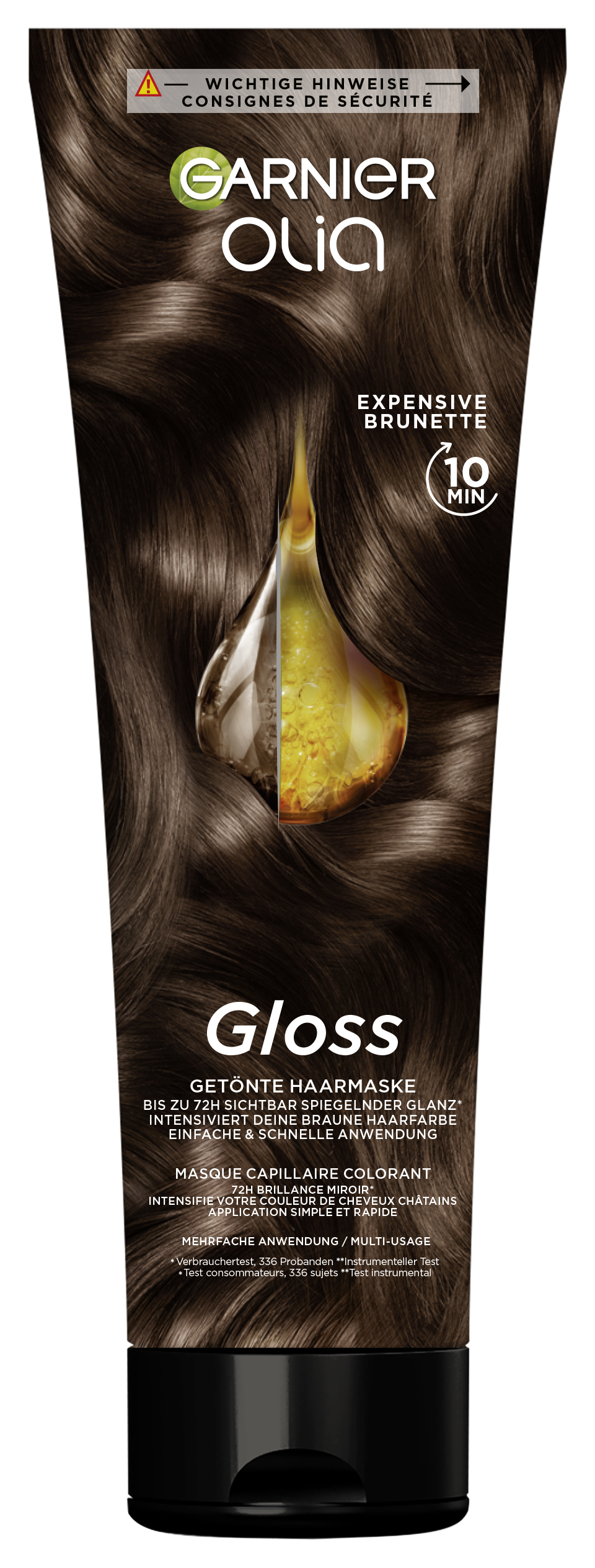 Garnier Olia - Gloss Getönte Haarmaske Expensive Brunette 150ml