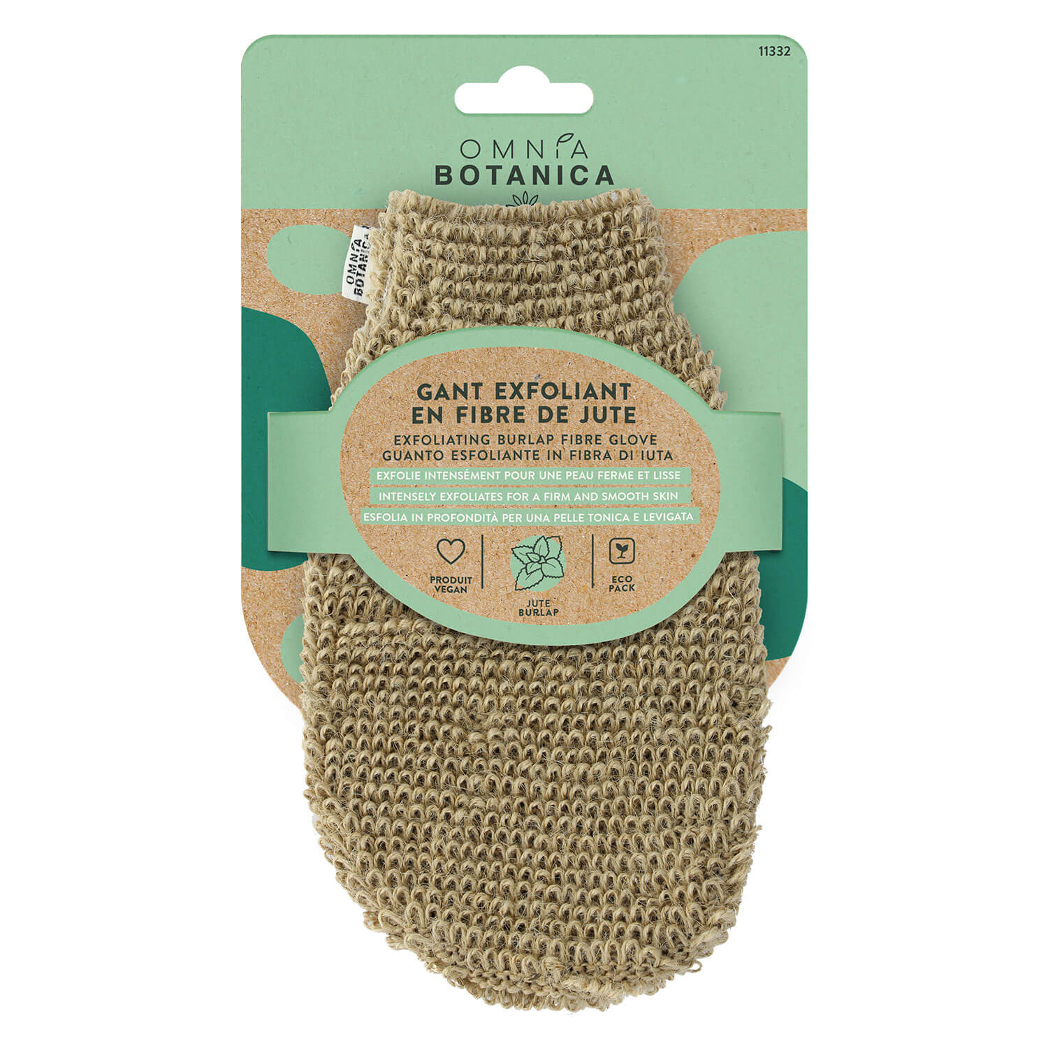 Omnia Botanica – Peelinghandschuh Aus Leinen