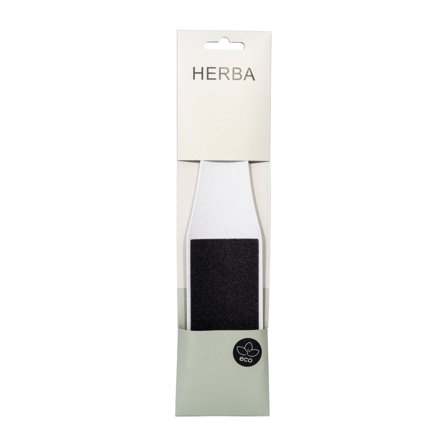 Herba – Doppelfussfeile, Weizenstroh White 1stk