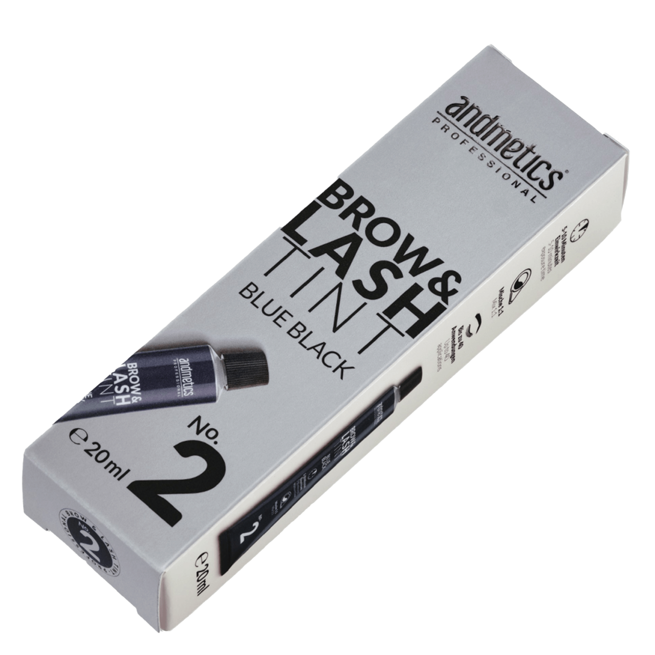 andmetics Professional - Augenbrauen- & Wimpernfarbe Blau-Schwarz