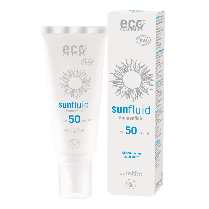 Eco Cosmetics - Sonnenfluid Sensitiv Lsf50 100ml