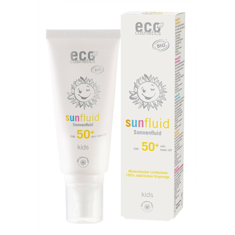 Eco Cosmetics – Kids Sonnenfluid Lsf50+ 100ml