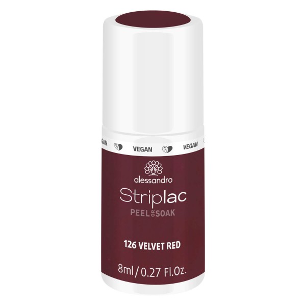 Image of Striplac Peel or Soak - Velvet Red