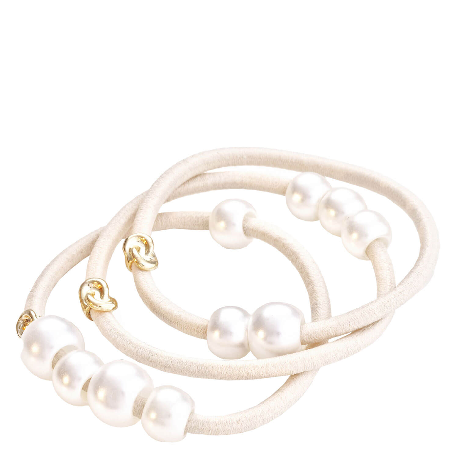 Corinne World - Hair Tie Pearls Vintage 3x