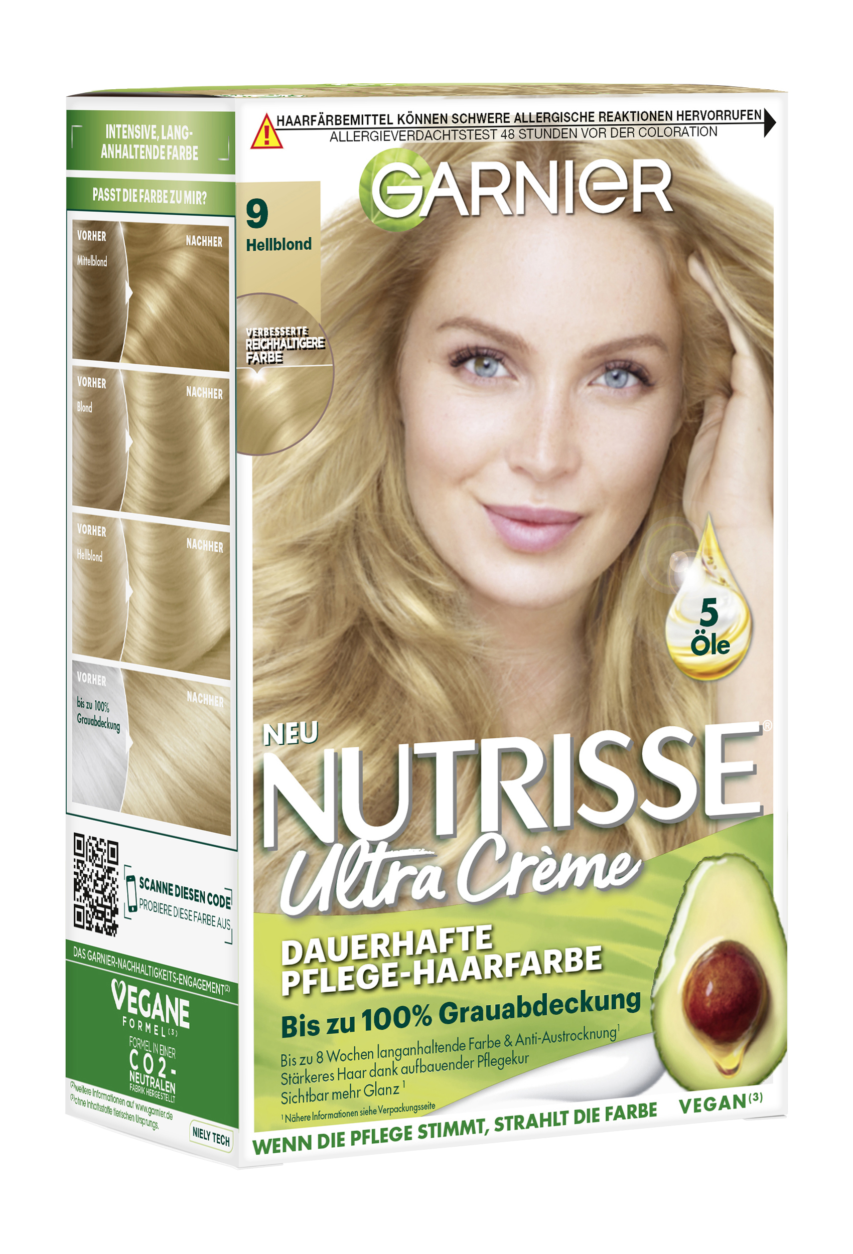 Garnier Nutrisse - Nutrisse Ultra Crème 9 Hellblond 1x
