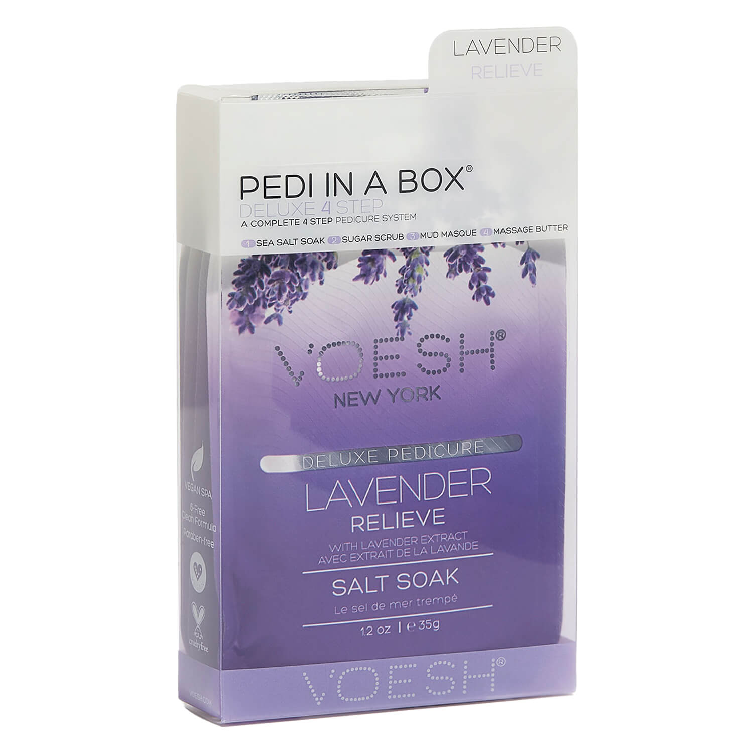 Voesh New York - Pedi In A Box 4 Step Lavender Relieve